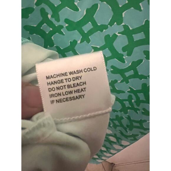 Jean-Pierre Klifa Blue Green Swing Dress XL Vacation Resort Beachy Boho Chic - Picture 5 of 9